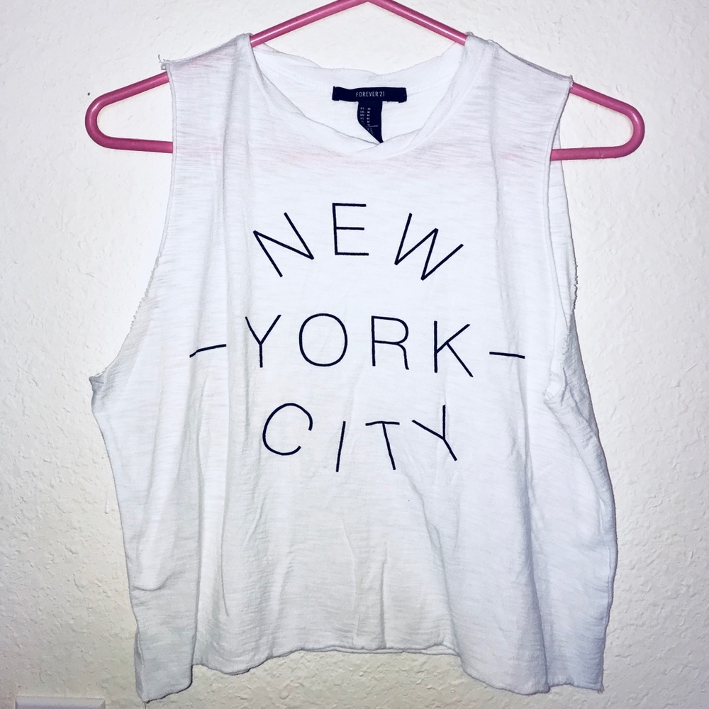 🌃“NEW YORK CITY” cropped tank🌃
